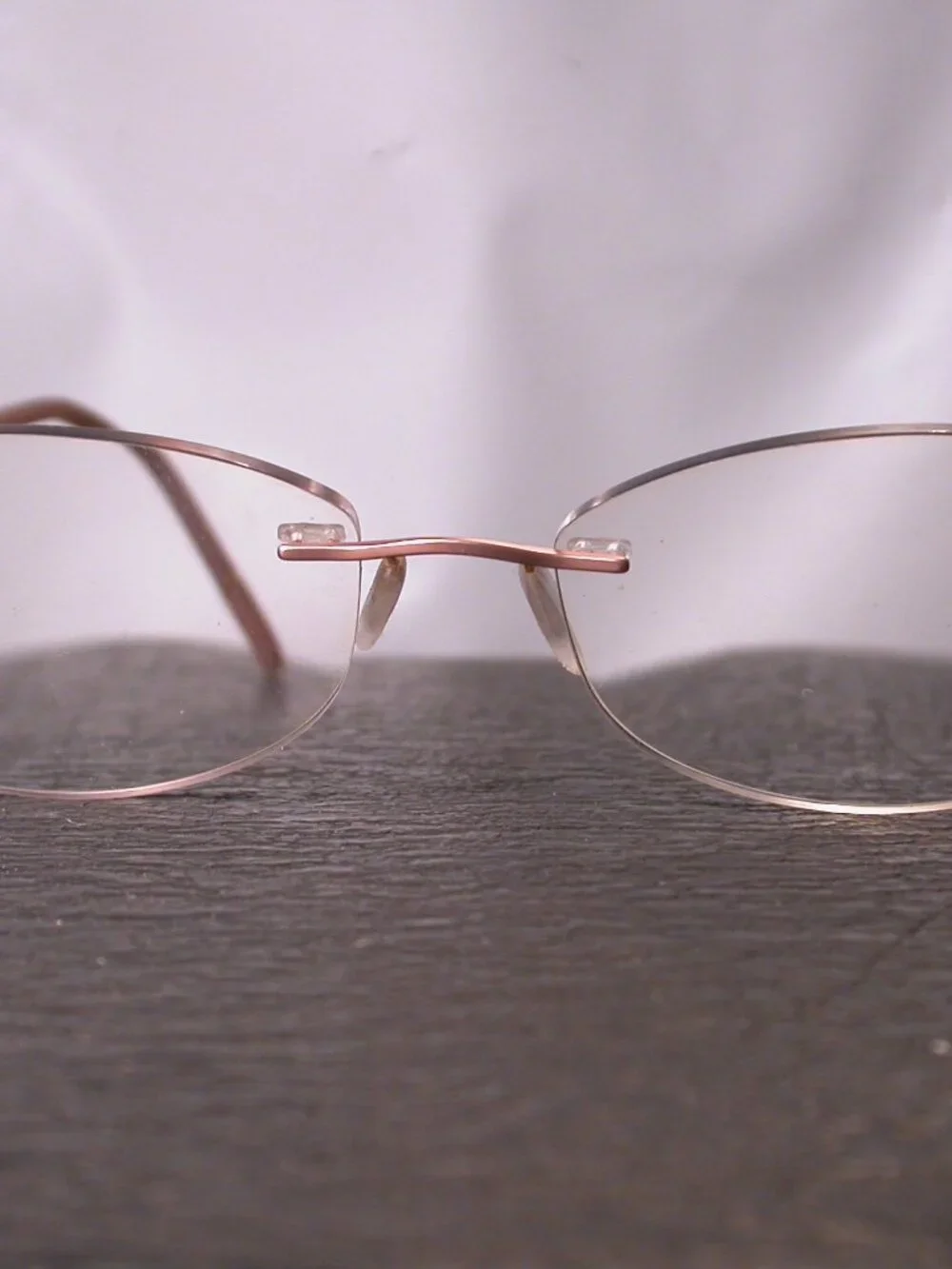 Silhouette Titan Frameless Beige Light Weight Eyeglasses Made in Austria